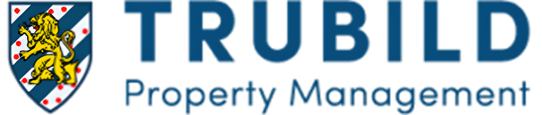 Blue text logo with the word 'TRUI' and partial text below it.